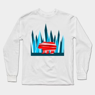 Bear In The Mountains Long Sleeve T-Shirt